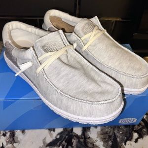 BRAND NEW Hey Dude Wally Stretch - Optic White